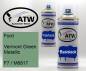 Preview: Ford, Vermont Green Metallic, F7 / M6817: 400ml Sprühdose + 400ml Klarlack - Set, von ATW Autoteile West.
